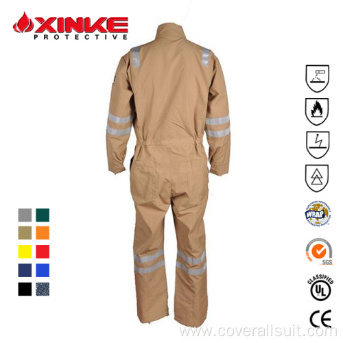 FR Coveralls OEM Wholesale Advanced Cotton Nylon Ultima Coverall Workwear Supplier